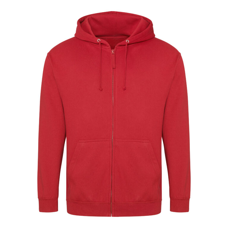 Bluza Rozpinana Klasyczna Bawełniana Czesana JH050 - Fire Red