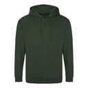 Bluza Rozpinana Klasyczna Bawełniana Czesana JH050 - Forest Green