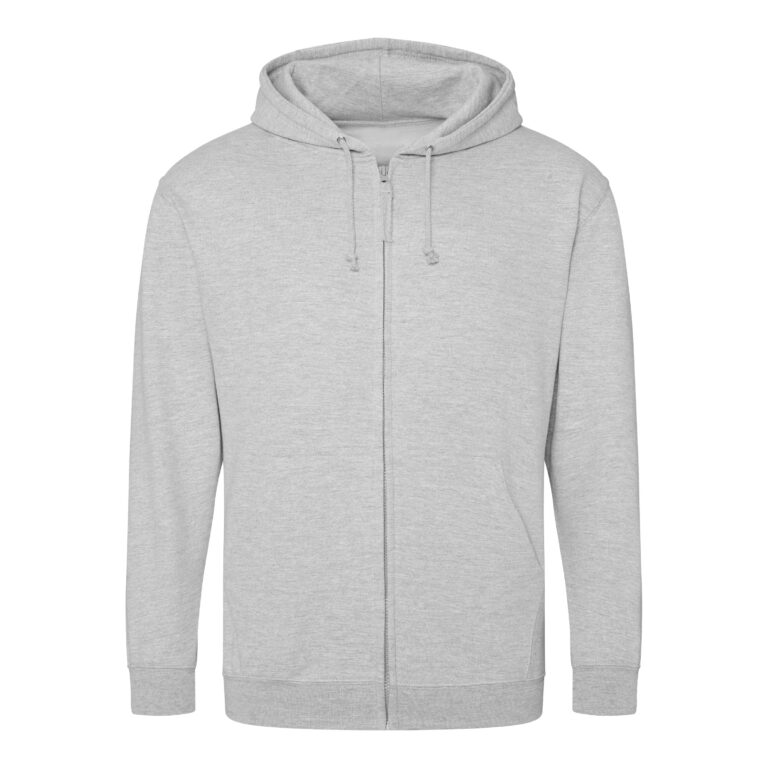 Bluza Rozpinana Klasyczna Bawełniana Czesana JH050 - Heather Grey