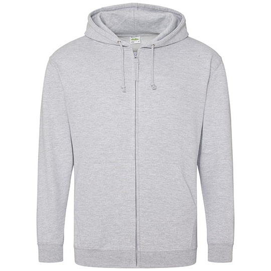 Bluza Rozpinana Klasyczna Bawelniana Czesana JH050 - Heather Grey