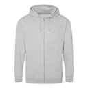 Bluza Rozpinana Klasyczna Bawełniana Czesana JH050 - Heather Grey