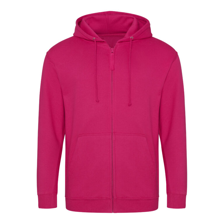 Bluza Rozpinana Klasyczna Bawełniana Czesana JH050 - Hot Pink