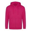 Bluza Rozpinana Klasyczna Bawełniana Czesana JH050 - Hot Pink