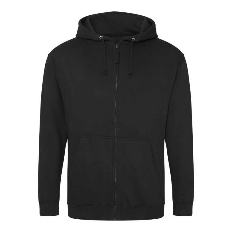 Bluza Rozpinana Klasyczna Bawełniana Czesana JH050 - Jet Black