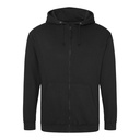 Bluza Rozpinana Klasyczna Bawełniana Czesana JH050 - Jet Black