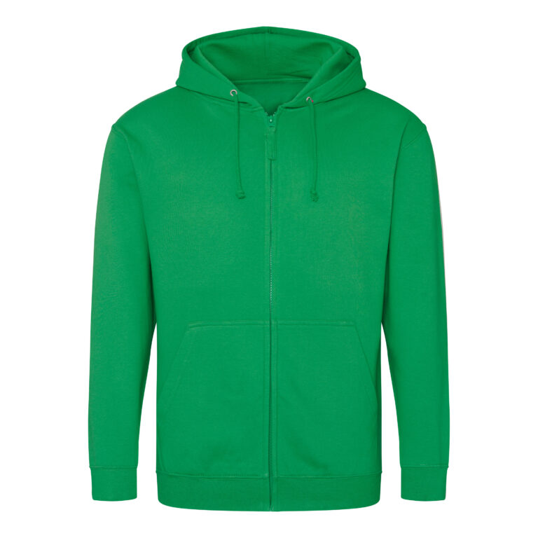Bluza Rozpinana Klasyczna Bawełniana Czesana JH050 - Kelly Green