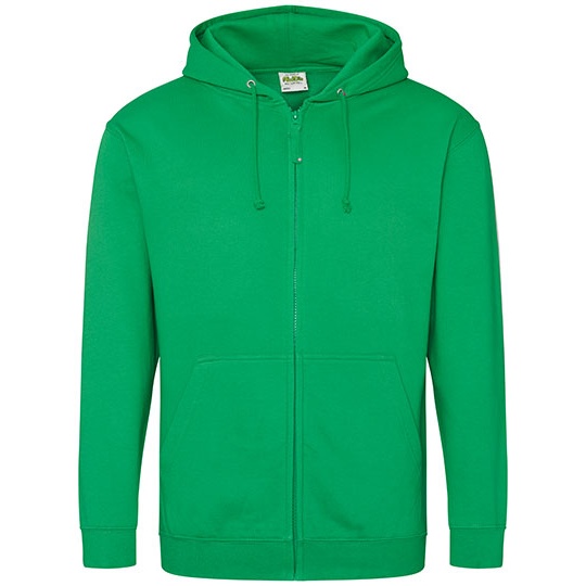 Bluza Rozpinana Klasyczna Bawelniana Czesana JH050 - Kelly Green