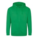 Bluza Rozpinana Klasyczna Bawełniana Czesana JH050 - Kelly Green