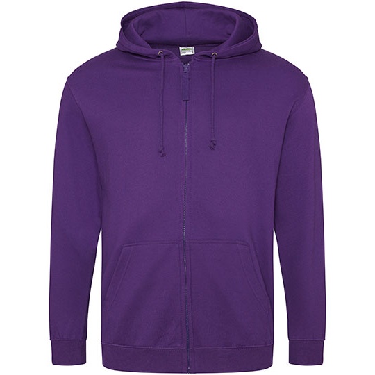 Bluza Rozpinana Klasyczna Bawelniana Czesana JH050 - Purple