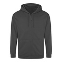 Bluza Rozpinana Klasyczna Bawełniana Czesana JH050 - Steel Grey (Solid)