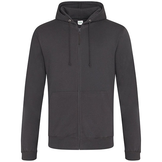 Bluza Rozpinana Klasyczna Bawelniana Czesana JH050 - Storm Grey (Solid)