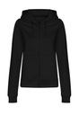 Damska Bluza Oversize Rozpinana Bawełniana JH050F - Deep Black