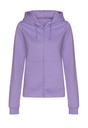 Damska Bluza Oversize Rozpinana Bawełniana JH050F - Digital Lavender