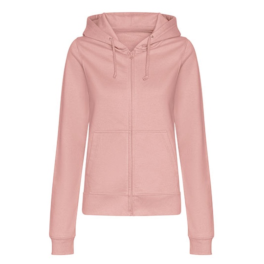 Damska Bluza Oversize Rozpinana Bawelniana JH050F - Dusty Pink