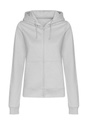 Damska Bluza Oversize Rozpinana Bawełniana JH050F - Heather Grey
