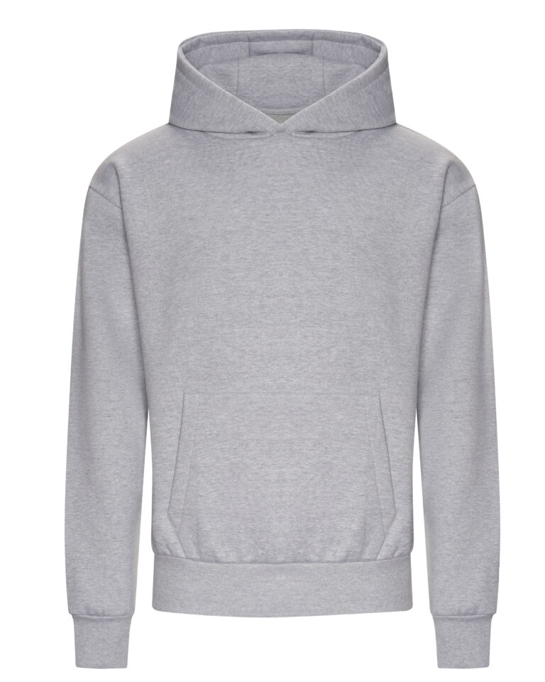 Bluza Oversize Bawełna Poliester z Recyklingu JH120 - Heather Grey