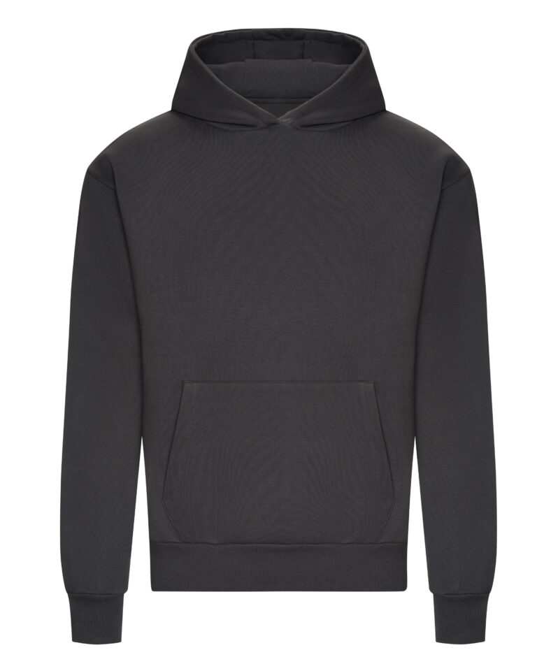 Bluza Oversize Bawełna Poliester z Recyklingu JH120 - Solid Charcoal