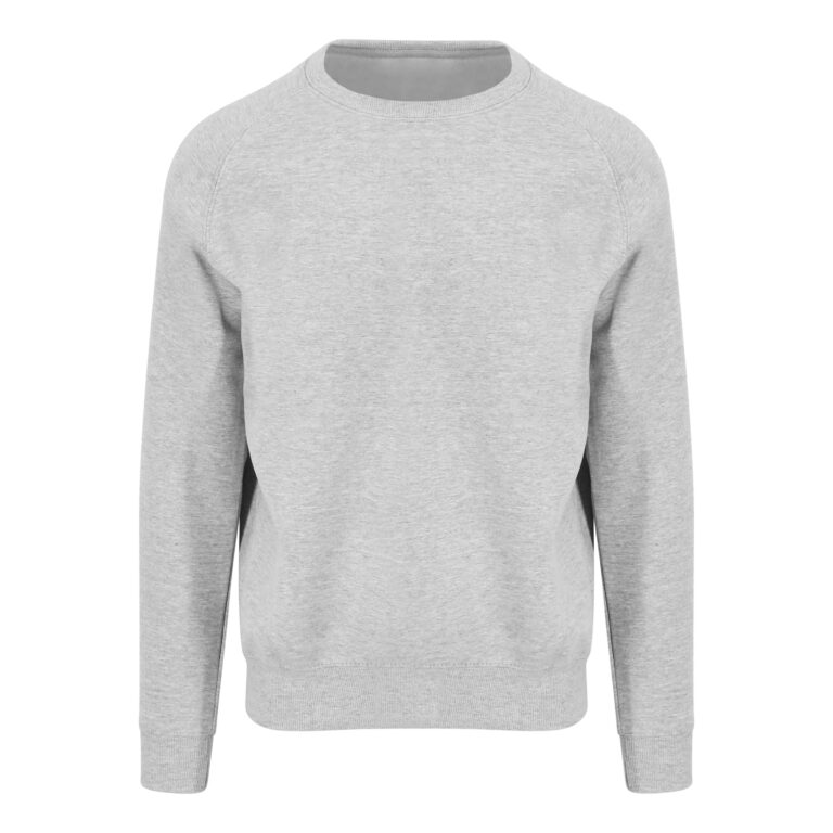 Bluza Raglanowa Standardowa Gruba Bawełniana Czesana JH130 - Heather Grey
