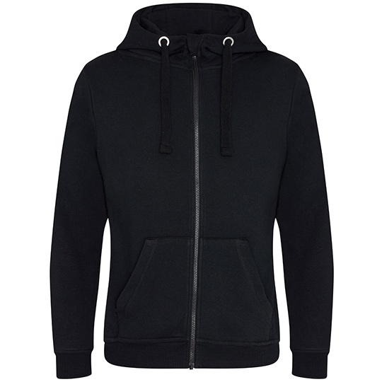 Bluza Męska Standardowa Bawełniana z Kapturem JH150 - Jet Black