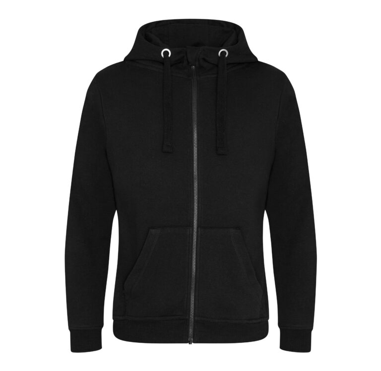 Bluza Męska Standardowa Bawełniana z Kapturem JH150 - Jet Black