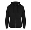 Bluza Męska Standardowa Bawełniana z Kapturem JH150 - Jet Black