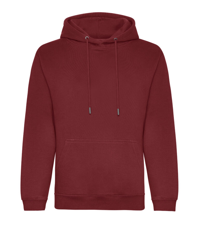 Bluza Standardowy Kroj Organiczna Bawełna Recykling JH201 - Burgundy