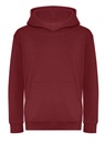 Bluza Dziecięca Standardowy Kroj Organiczna Bawełna Recykling JH201K - Burgundy