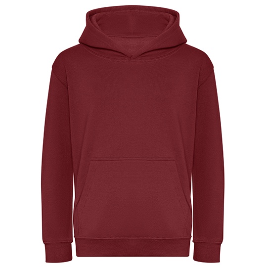 Bluza dziecięca z kapturem JH201K - Burgundy