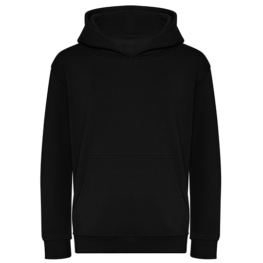 Bluza Dziecięca Standardowy Krój Organiczna Bawełna Recykling JH201K - Deep Black