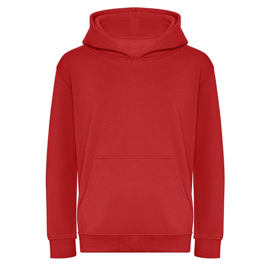Bluza Dziecieca Standardowy Kroj Organiczna Bawelna Recykling JH201K - Fire Red