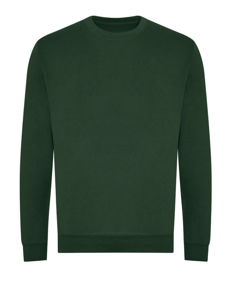 Bluza Klasyczna Organiczna Bawełna Recykling Poliester JH230 - Bottle Green