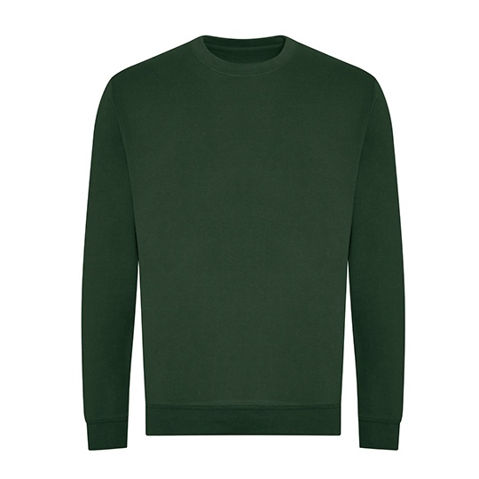 Bluza Klasyczna Organiczna Bawelna Recykling Poliester JH230 - Bottle Green