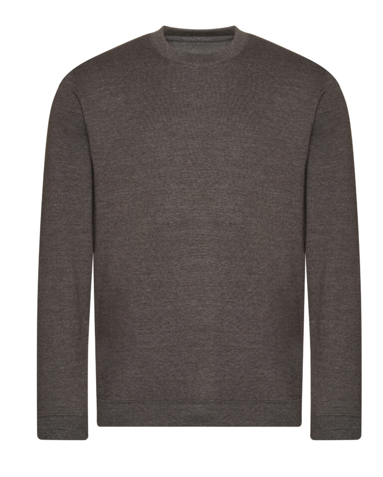 Bluza Klasyczna Organiczna Bawełna Recykling Poliester JH230 - Charcoal (Heather)