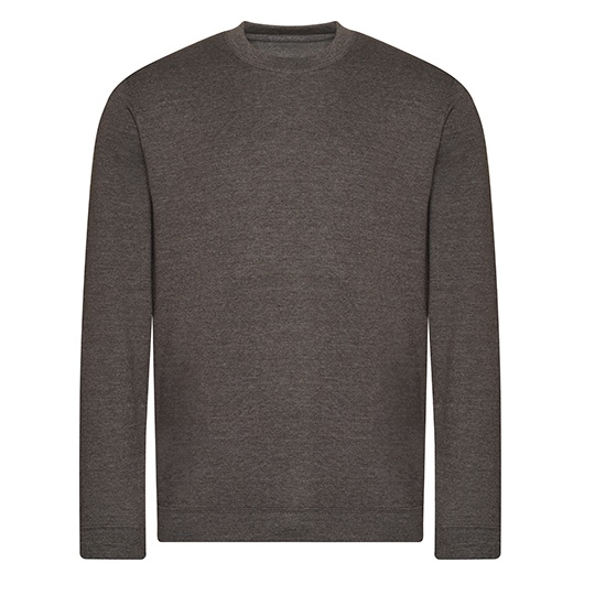 Bluza Klasyczna Organiczna Bawelna Recykling Poliester JH230 - Charcoal (Heather)