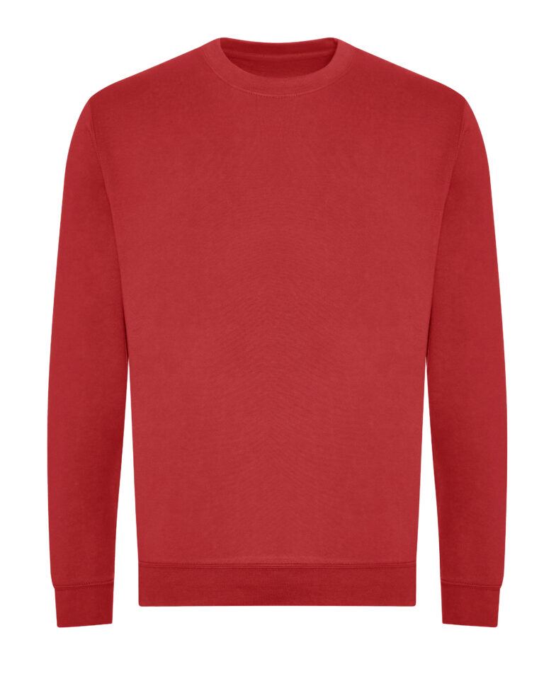 Bluza Klasyczna Organiczna Bawełna Recykling Poliester JH230 - Fire Red