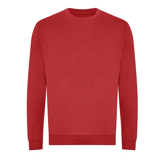Bluza Klasyczna Organiczna Bawelna Recykling Poliester JH230 - Fire Red