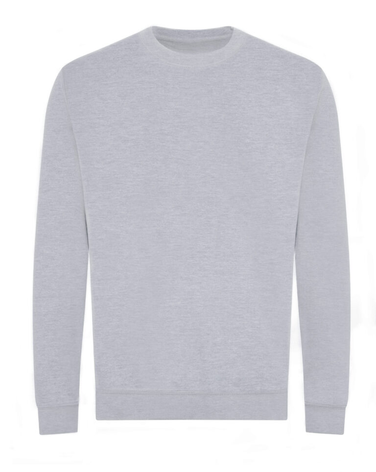 Bluza Klasyczna Organiczna Bawełna Recykling Poliester JH230 - Heather Grey