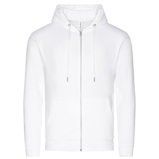 Bluza Rozpinana Standardowy Kroj Bawelna Organiczna JH250 - Arctic White
