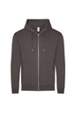 Bluza Rozpinana Standardowy Kroj Bawełna Organiczna JH250 - Charcoal (Heather)