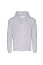 Bluza Rozpinana Standardowy Kroj Bawełna Organiczna JH250 - Heather Grey