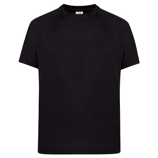 T-shirt Sportowy Poliester JHK100 - Black