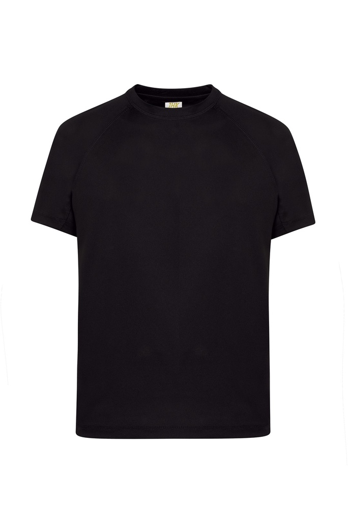 T-shirt Sportowy Poliester JHK100 - Black
