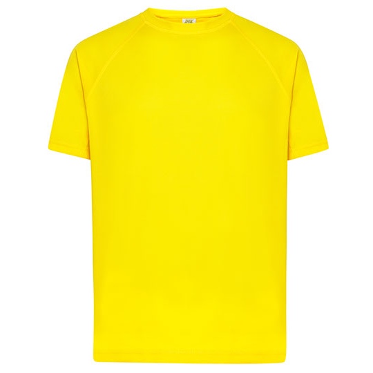 Męski T-shirt Sportowy Slim JHK100 - Gold