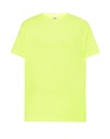 T-shirt Sportowy Poliester JHK100 - Gold Fluor