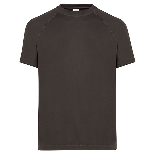 Męski T-shirt Sportowy Slim JHK100 - Graphite