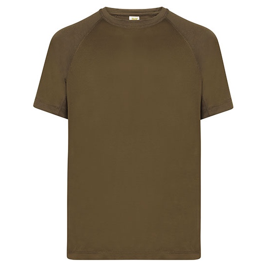 T-shirt Sportowy Poliester JHK100 - Khaki