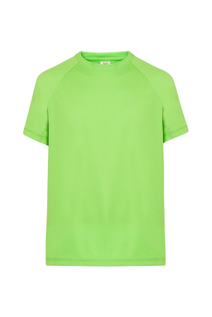 T-shirt Sportowy Poliester JHK100 - Lime