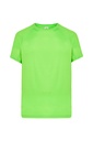 T-shirt Sportowy Poliester JHK100 - Lime Fluor