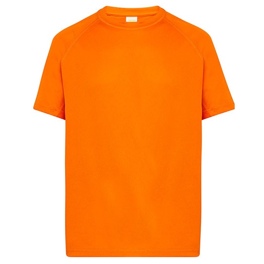 T-shirt Sportowy Slim JHK100 - Orange