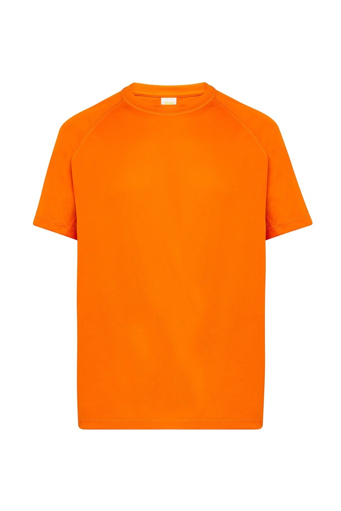 T-shirt Sportowy Poliester JHK100 - Orange